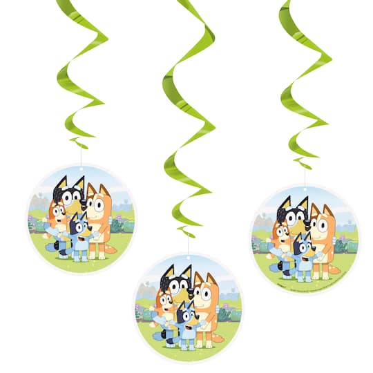 Bluey Hanging Swirl Décor, 3ct.